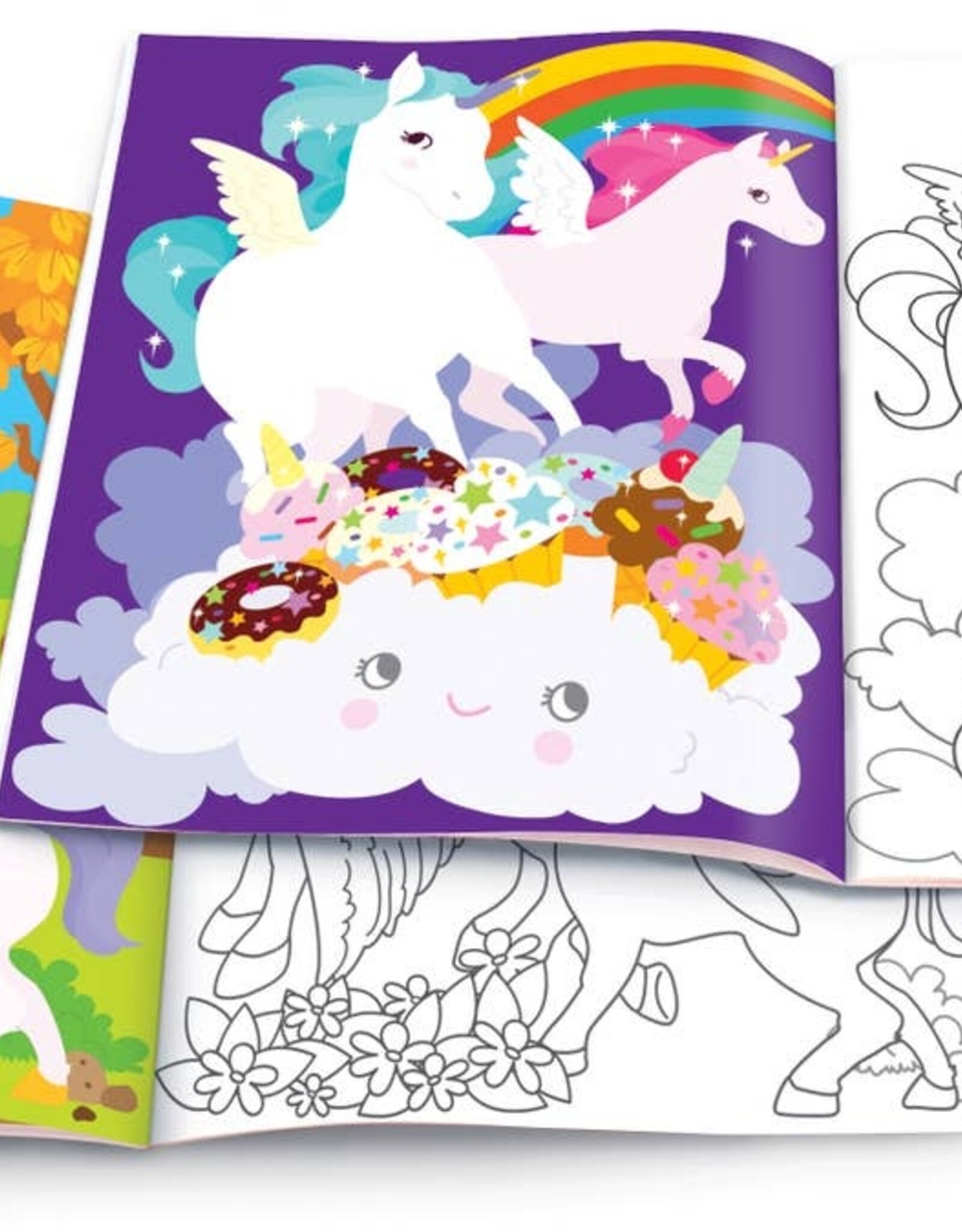 Dry Erase Coloring Book with Reusable Stickers- Magical Mermaids - The  Piggy Story