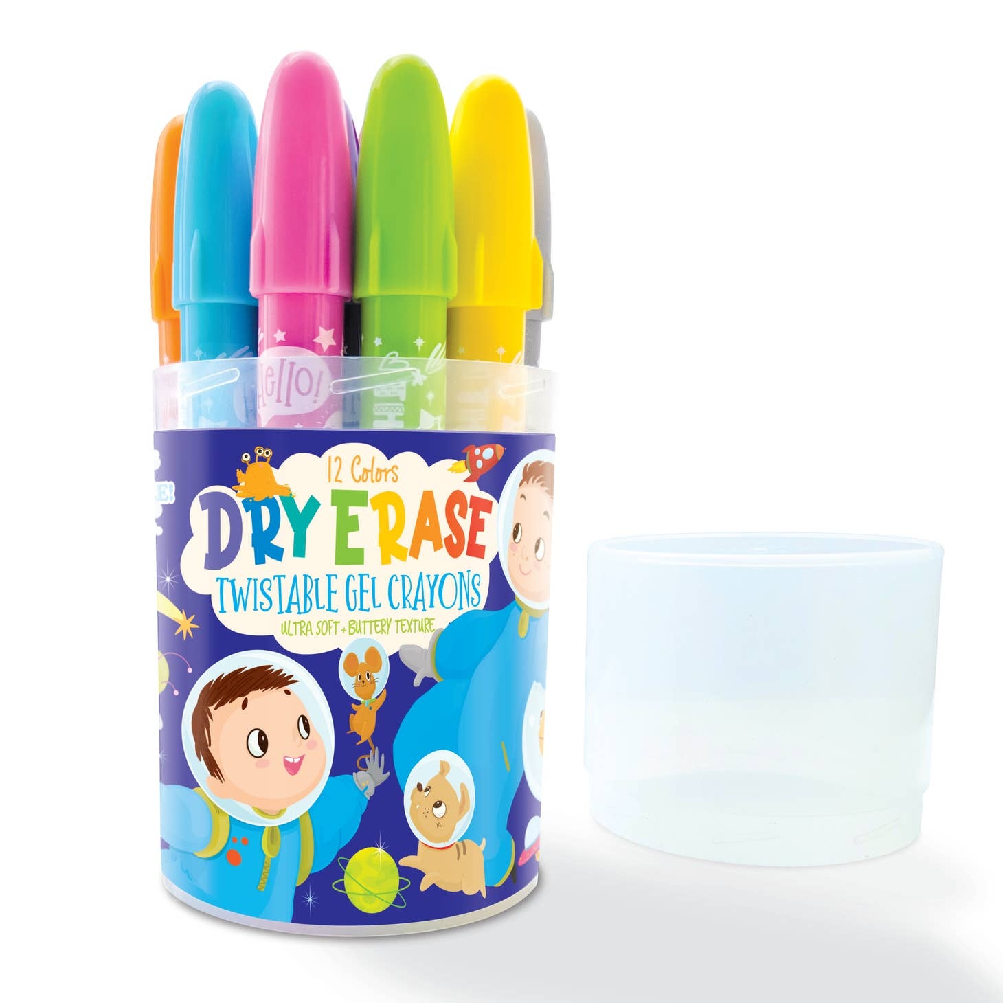 Dry Erase Twistable Gel Crayons | Magical Mermaids