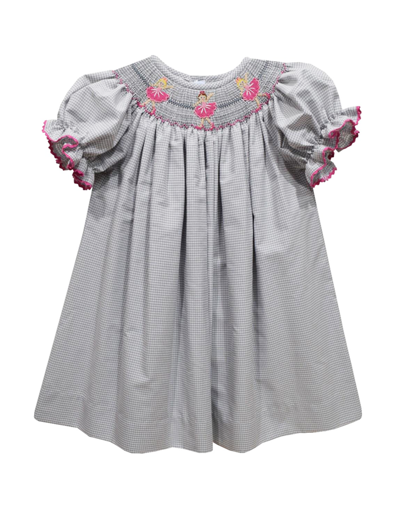 Vive la Fete Ballerina Smocked Bishop Dress - Spoiled Sweet Boutique -  Spoiled Sweet Boutique