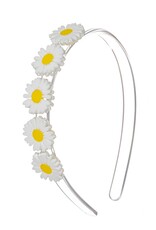 Lilies & Roses LR Headband White Daisies H015CA-4