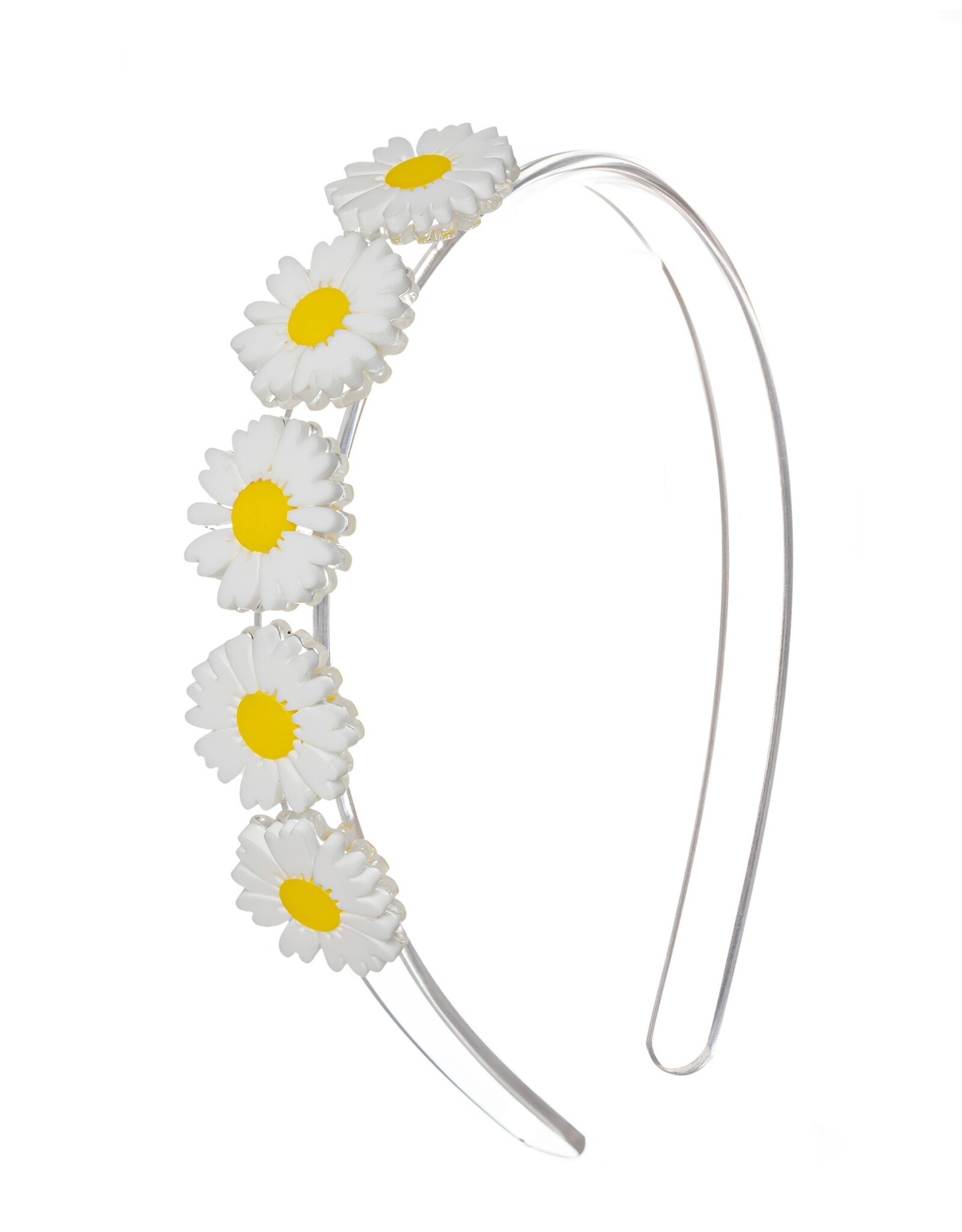 Lilies & Roses LR Headband White Daisies H015CA-4
