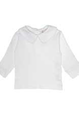 Luigi KB042 LS Boy Collared Shirt White/White