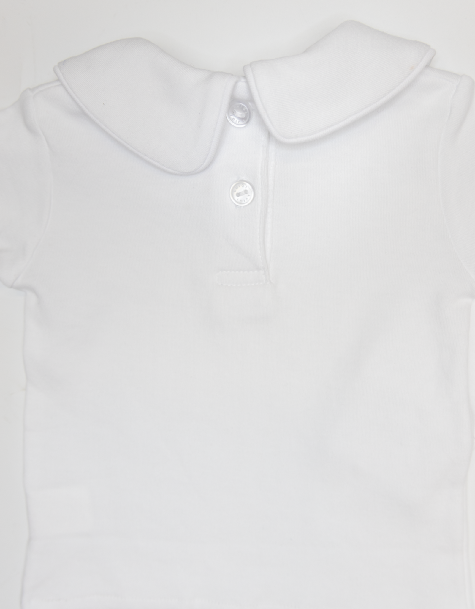 Luigi KB042 LS Boy Collared Shirt White/White