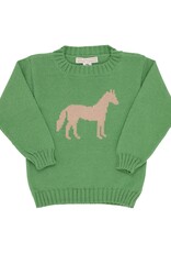 TBBC Isaacs Intarsia Sweater Grenada Green Horse