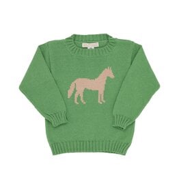 TBBC Isaacs Intarsia Sweater Grenada Green Horse