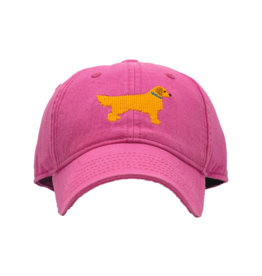 Harding Lane Embroidered Hat Bright Pink Retriever