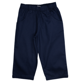 Luigi Twill Pant with Pockets Navy