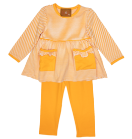 Millie Jay Josie Legging Set Orange Stripe