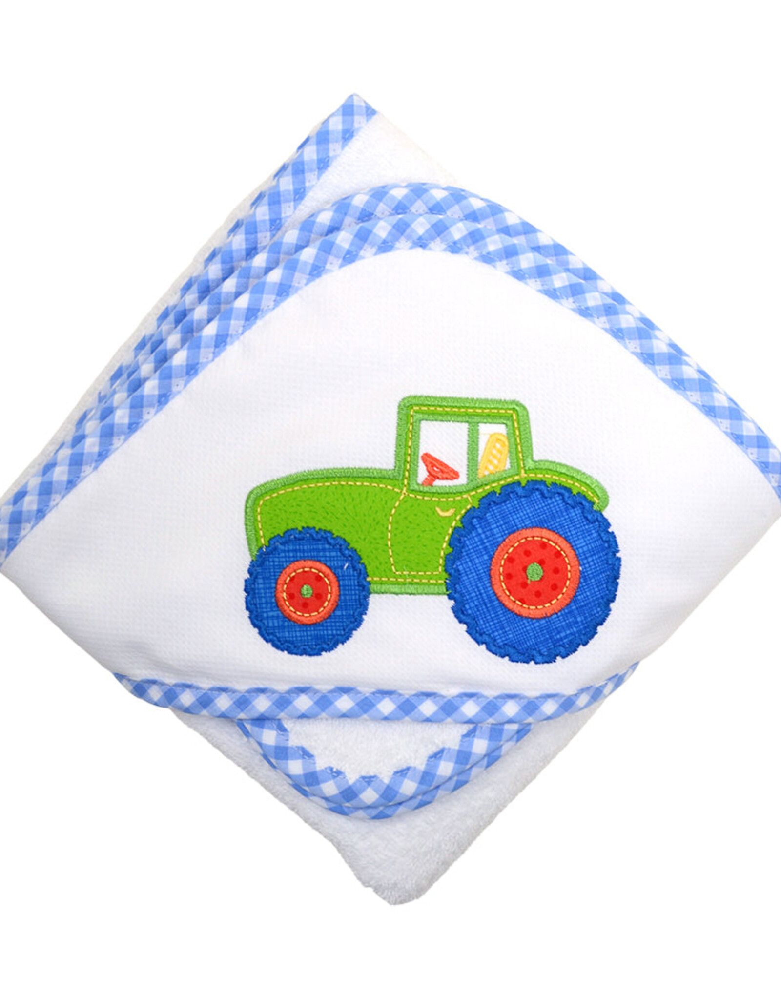 3 Marthas 3M Boxed Hooded Towel Set Tractor