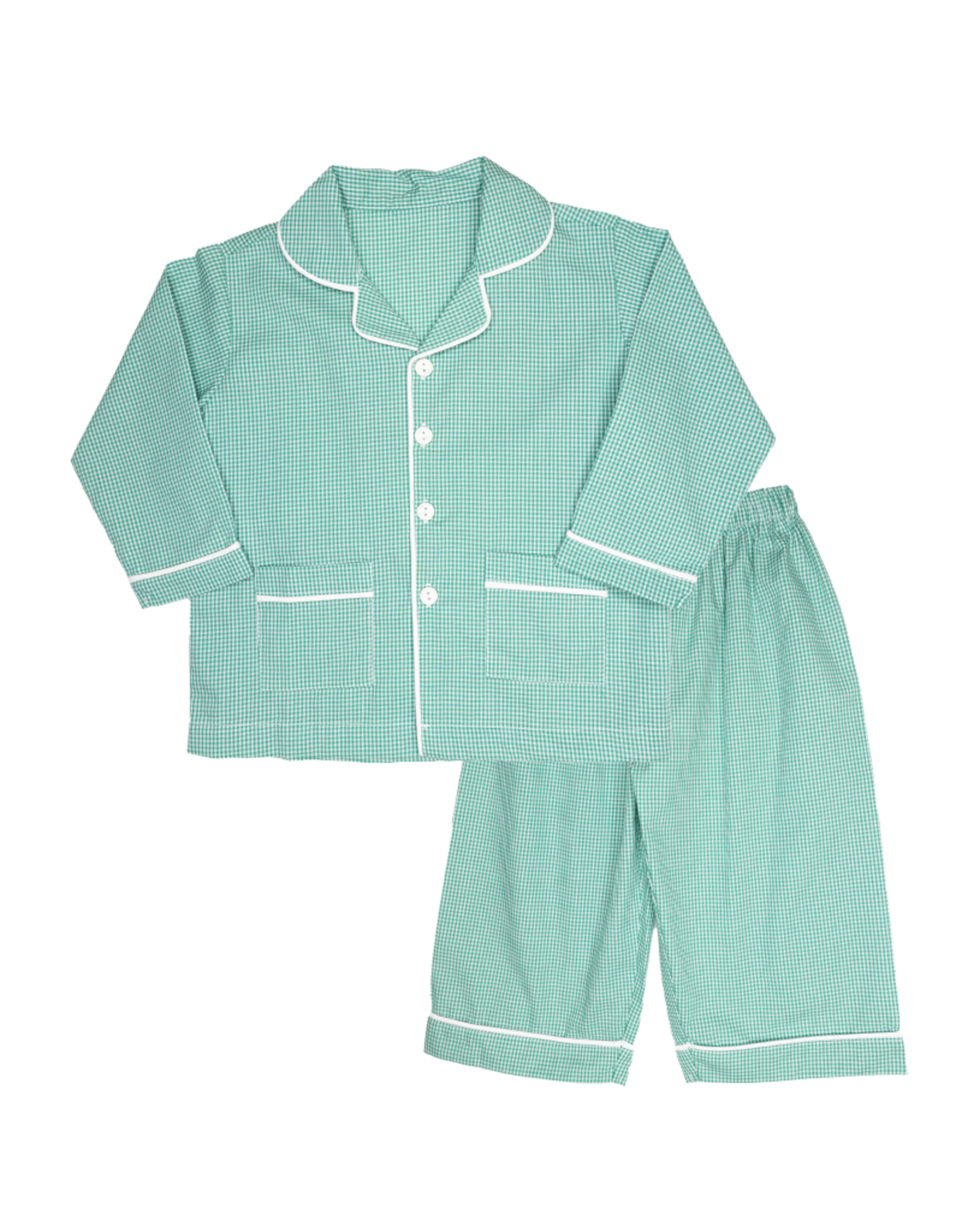 Remember Nguyen Landry Loungewear Set Green Gingham