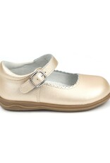L'Amour H501 CHLOE Scalloped Mary Jane Champagne L'Amour H501 CHLOE Scalloped Mary Jane Champagne