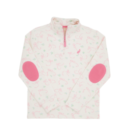 TBBC Canter Collar Half-Zip Rambling Ribbons/Hampton Hot Pink TBBC Canter Collar Half-Zip Rambling Ribbons/Hampton Hot Pink