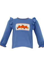 Anavini 301Q Blue Pumpkin Smocked Shirt