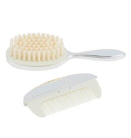 Stephan Baby Silver Brush & Comb Set