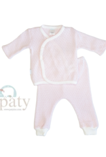 Paty, Inc. 299LS Kimono/Legging Set Pink