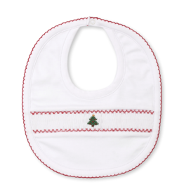 Kissy Kissy Holiday Smocked Bib