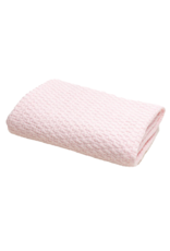 A Soft Idea ASI Stonewashed Basketweave Blanket Pink