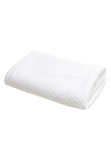 A Soft Idea ASI Stonewashed Basketweave Blanket White