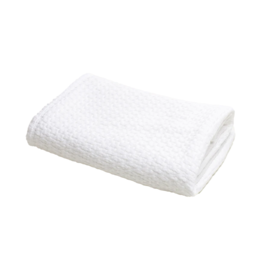 A Soft Idea Stonewashed Basketweave Blanket White