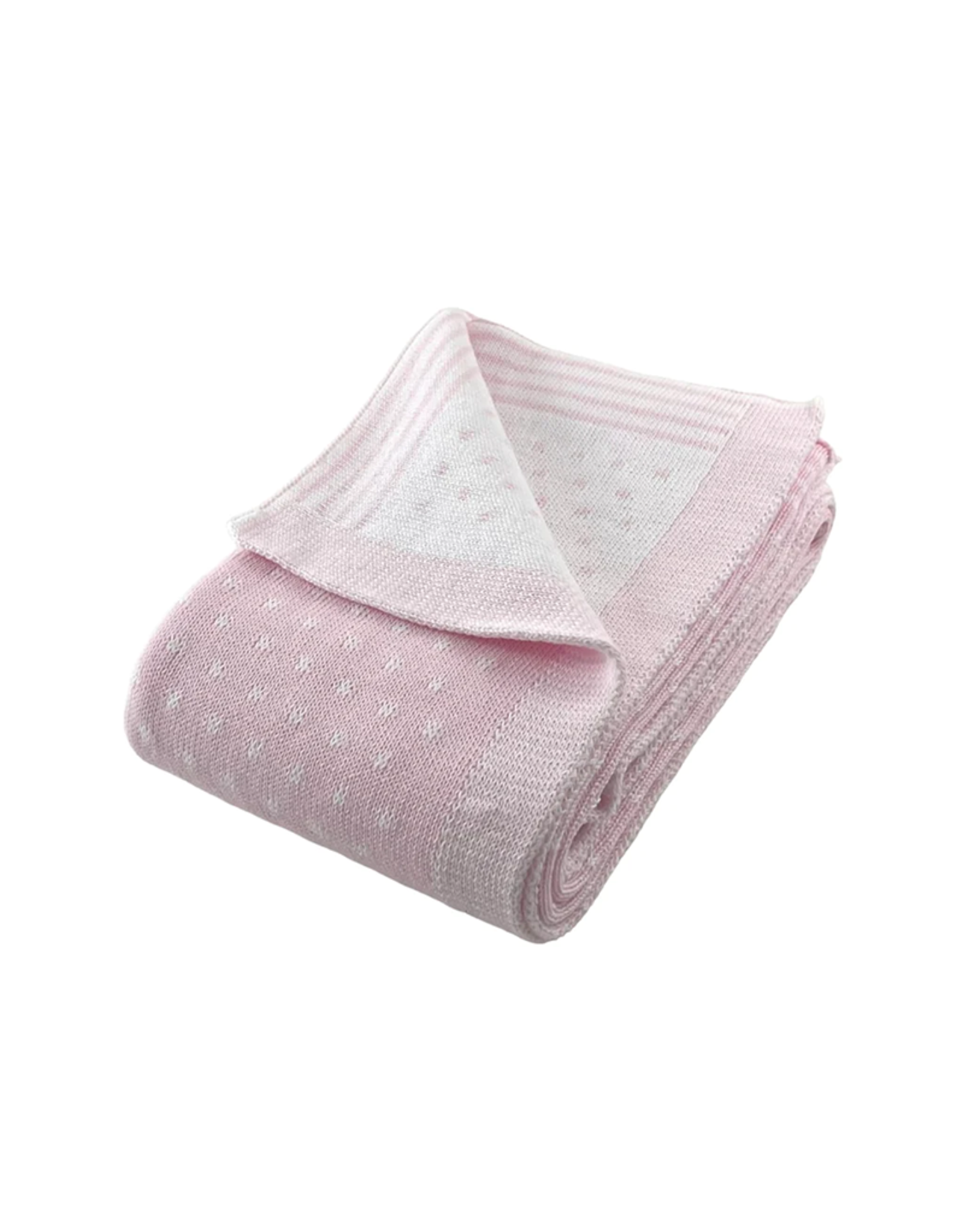 A Soft Idea ASI Pin Dot Blanket Pink
