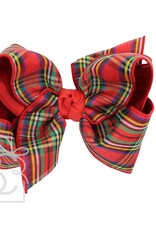 Beyond Creations XPLDL Red Plaid Bow Large