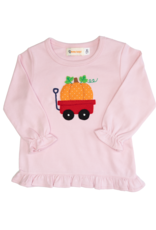 Luigi F23 Ruffle Shirt Pink Pumpkin Wagon