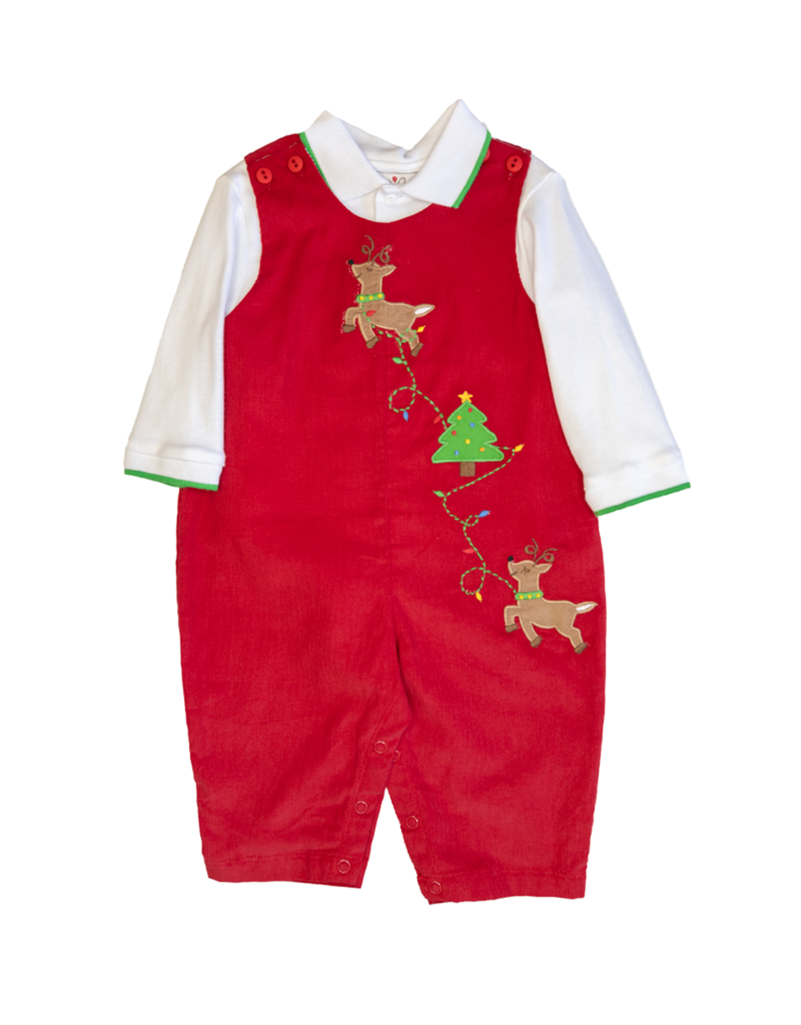 Petit Ami 3610 Red Reindeer Longall