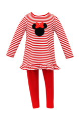 Claire and Charlie 5018N Red Mouse Tunic Set