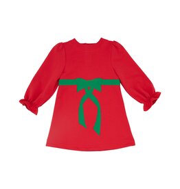 TBBC Eliza's Applique Dress Richmond Red/Kiawah Green