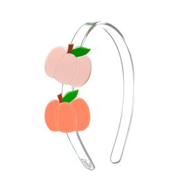 Lilies & Roses Headband Double Pumpkin Coral