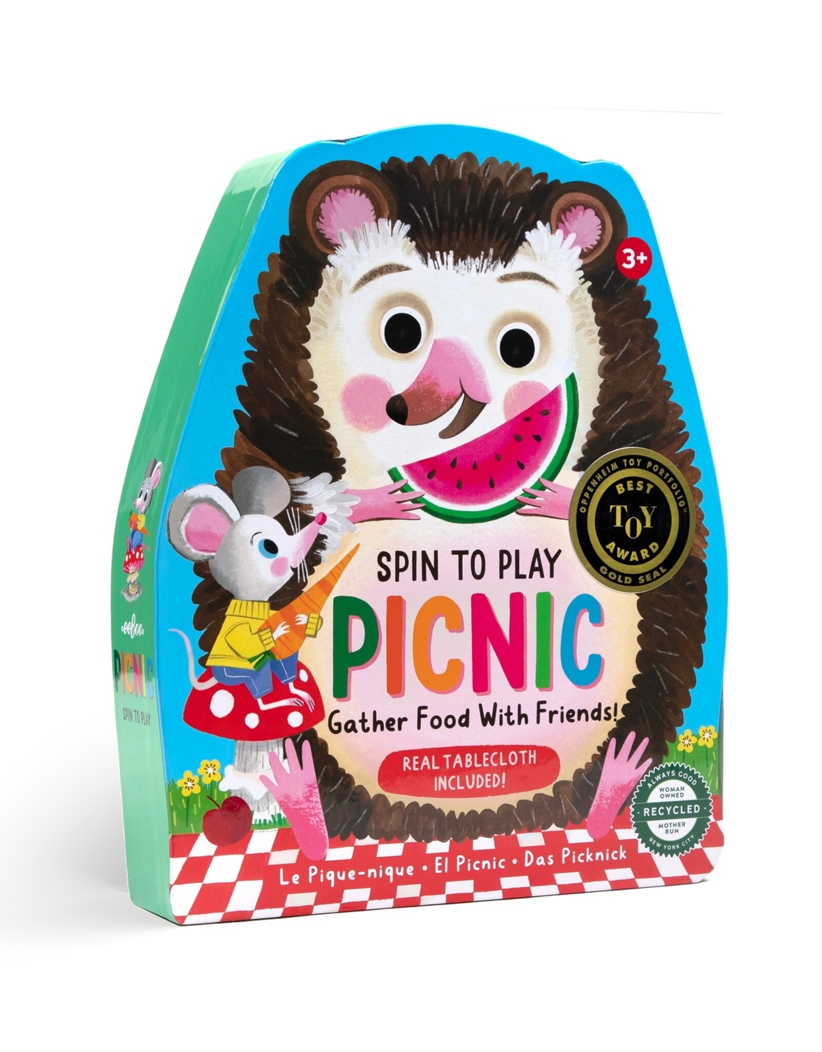 Eeboo Picnic Shaped Spinner Game