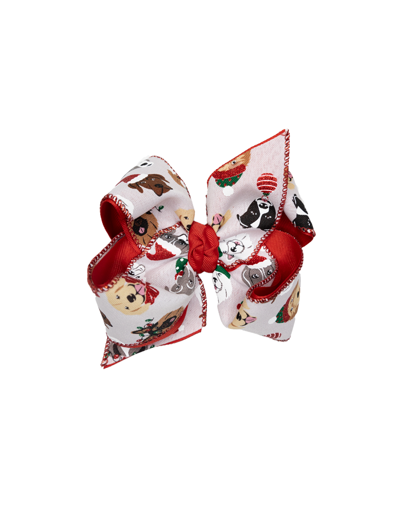 Beyond Creations XL Dog Christmas Bow Spoiled Sweet Boutique
