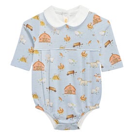 Baby Club Chic Little Farm Blue Bubble