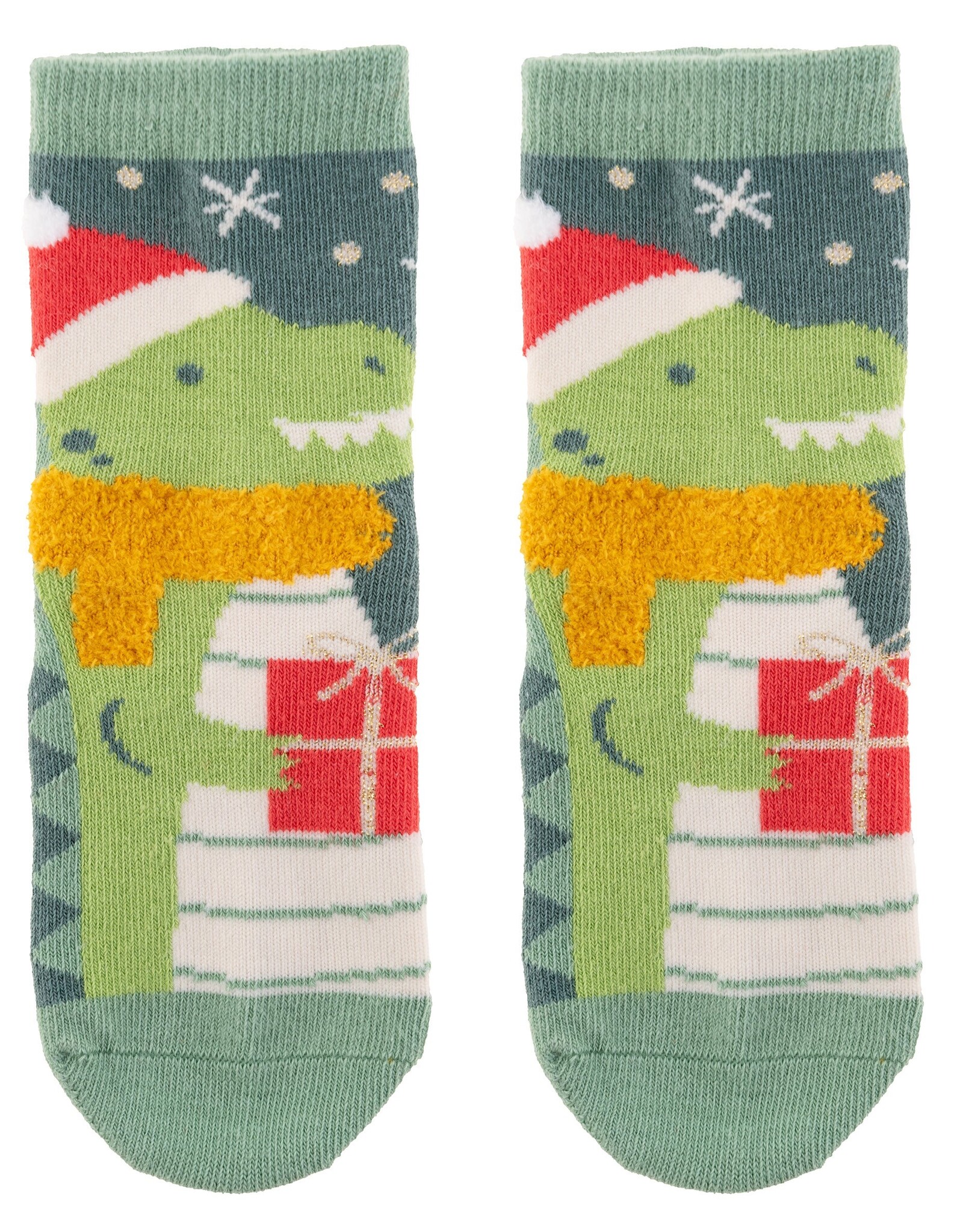 Stephen Joseph SJ Holiday Socks Dino