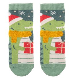 Stephen Joseph Holiday Socks Dino