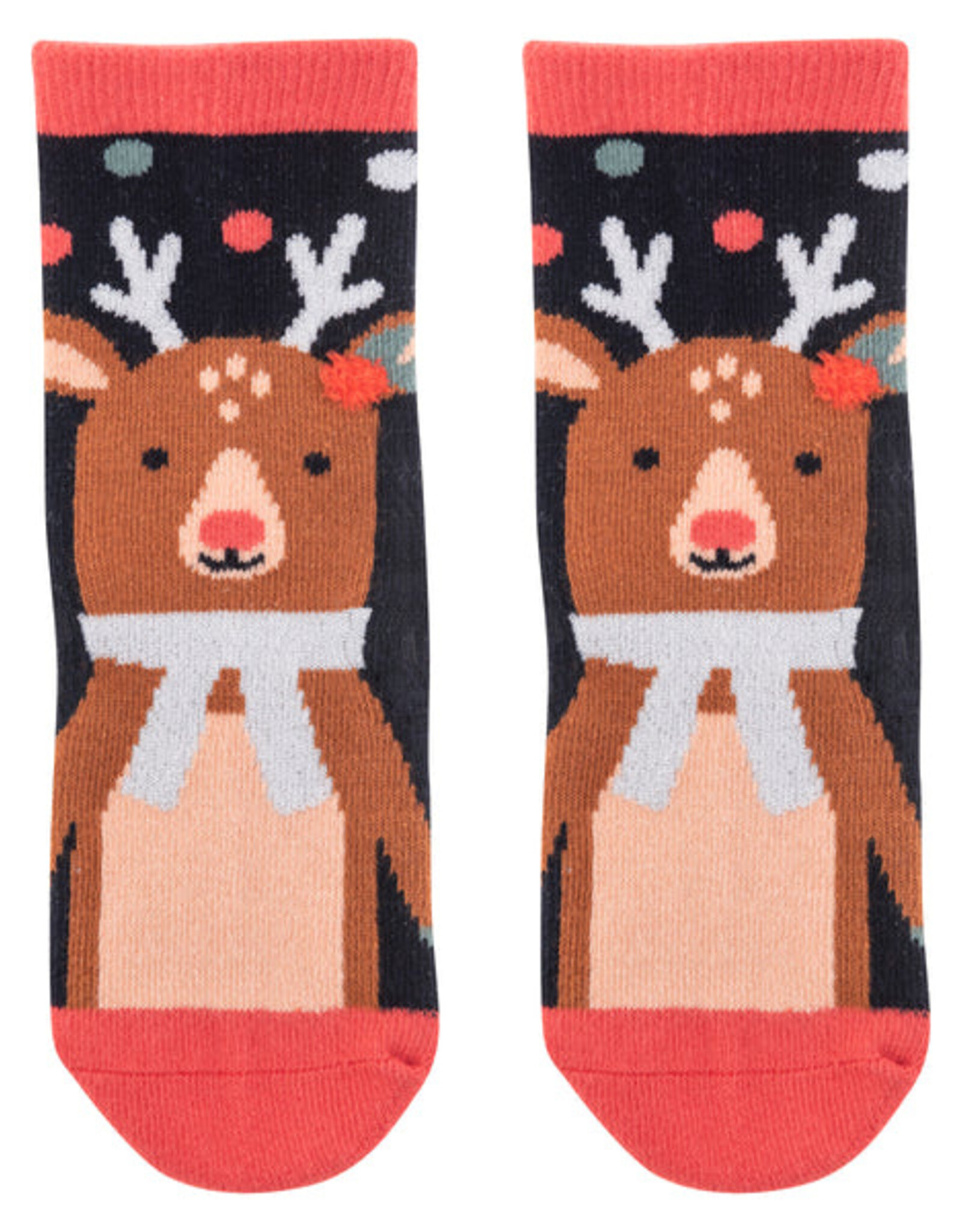 Stephen Joseph SJ Holiday Socks Reindeer