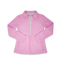 Set Athleisure Heather Half Zip Pink Fleece