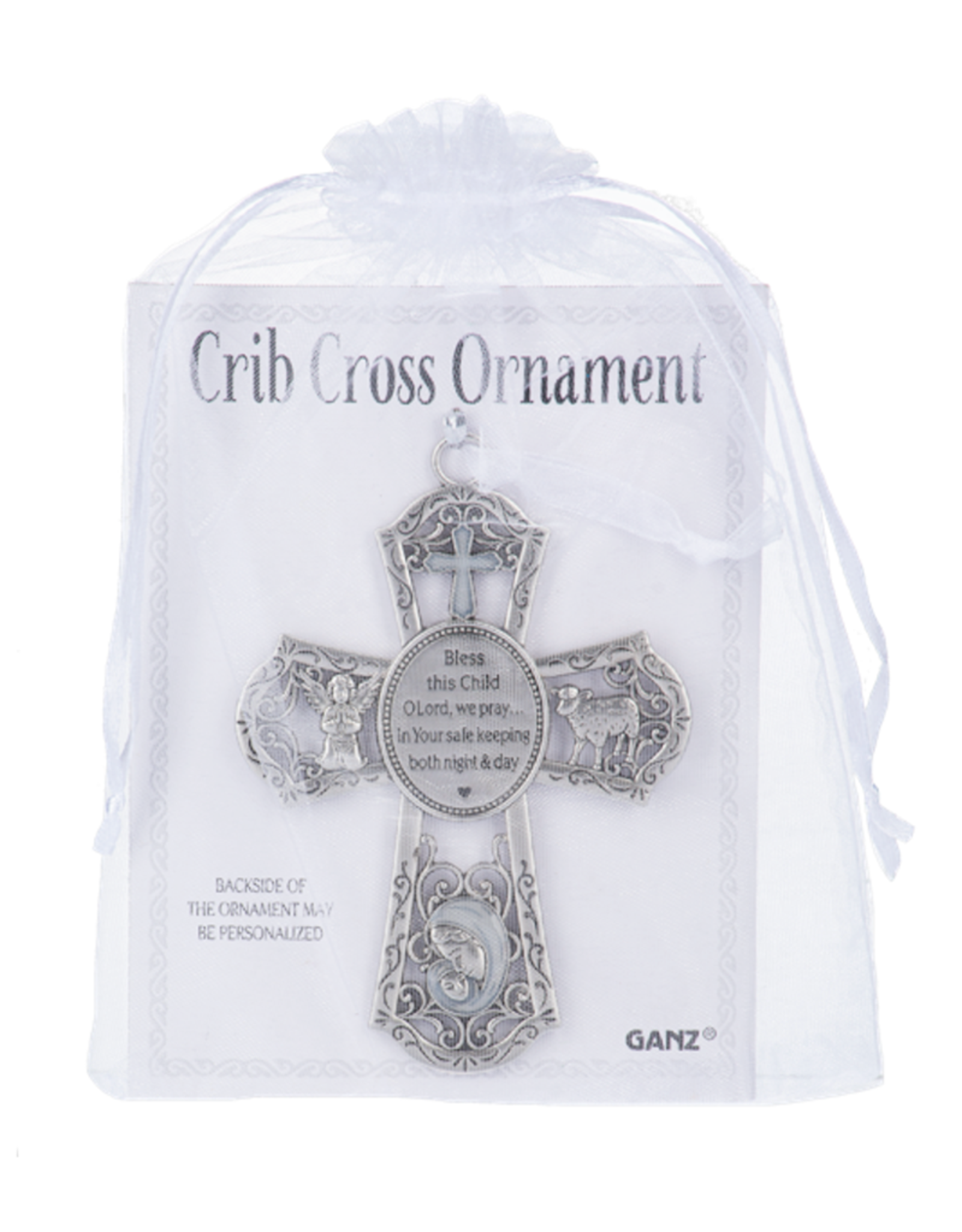 Ganz ER74441 Crib Cross White