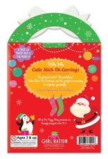 The Piggy Story Cutie Stick On Earrings Holly Jolly