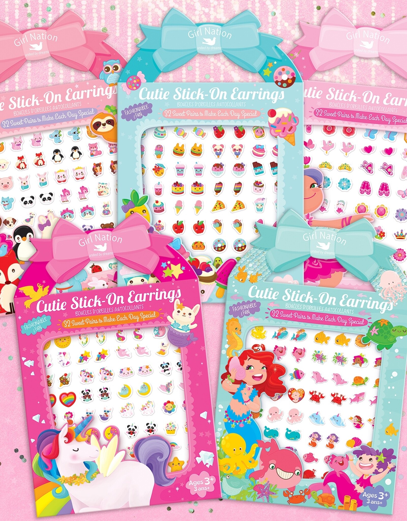 The Piggy Story Cutie Stick On Earrings Assorted - Spoiled Sweet
