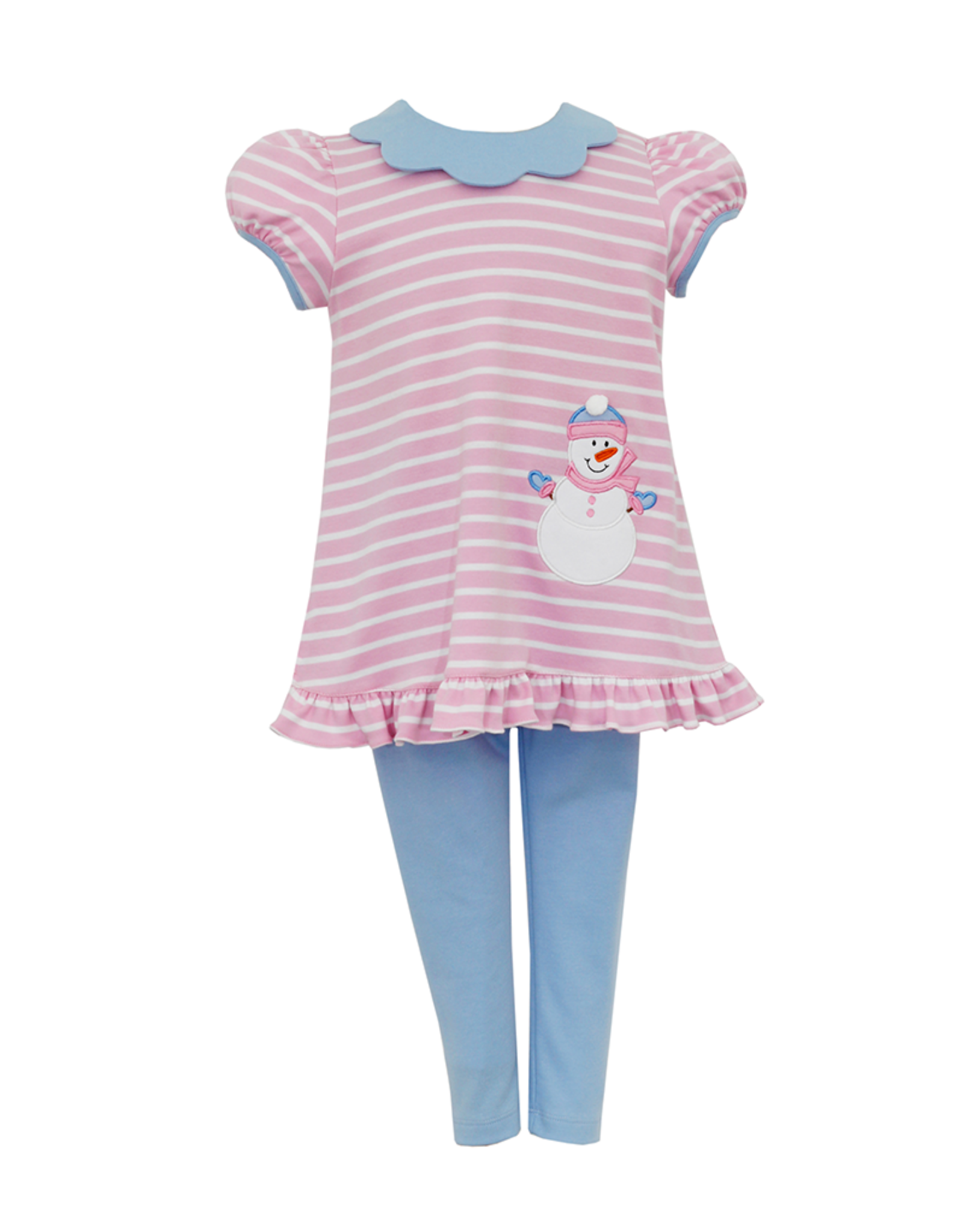 Claire and Charlie 5032N Snowgirl Tunic Set