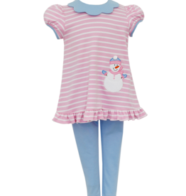 Claire and Charlie Snowgirl Tunic Set