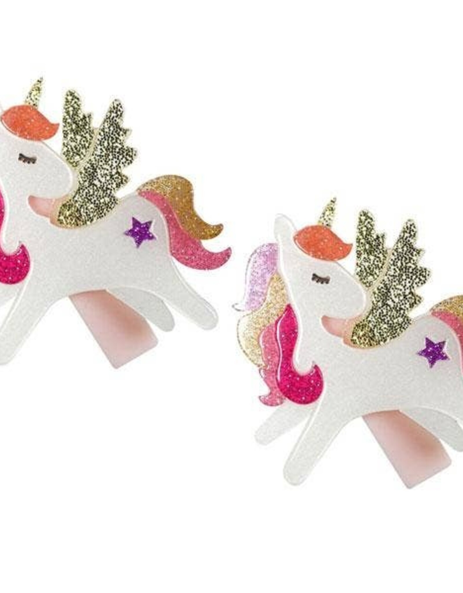 Lilies & Roses Alligator Clips Coral Unicorn Spoiled Sweet Boutique