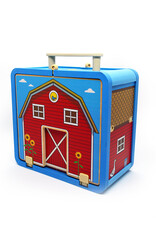 Jack Rabbit Creations Barnyard Suitcase Playset