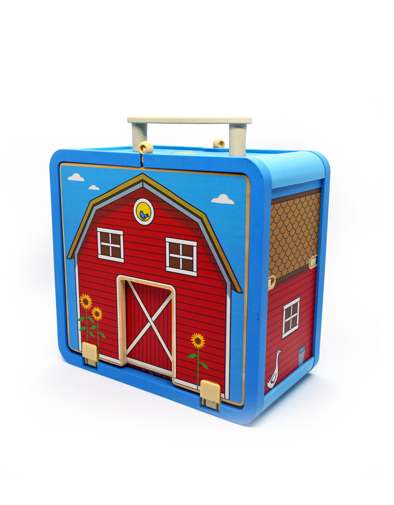 Jack Rabbit Creations Barnyard Suitcase Playset