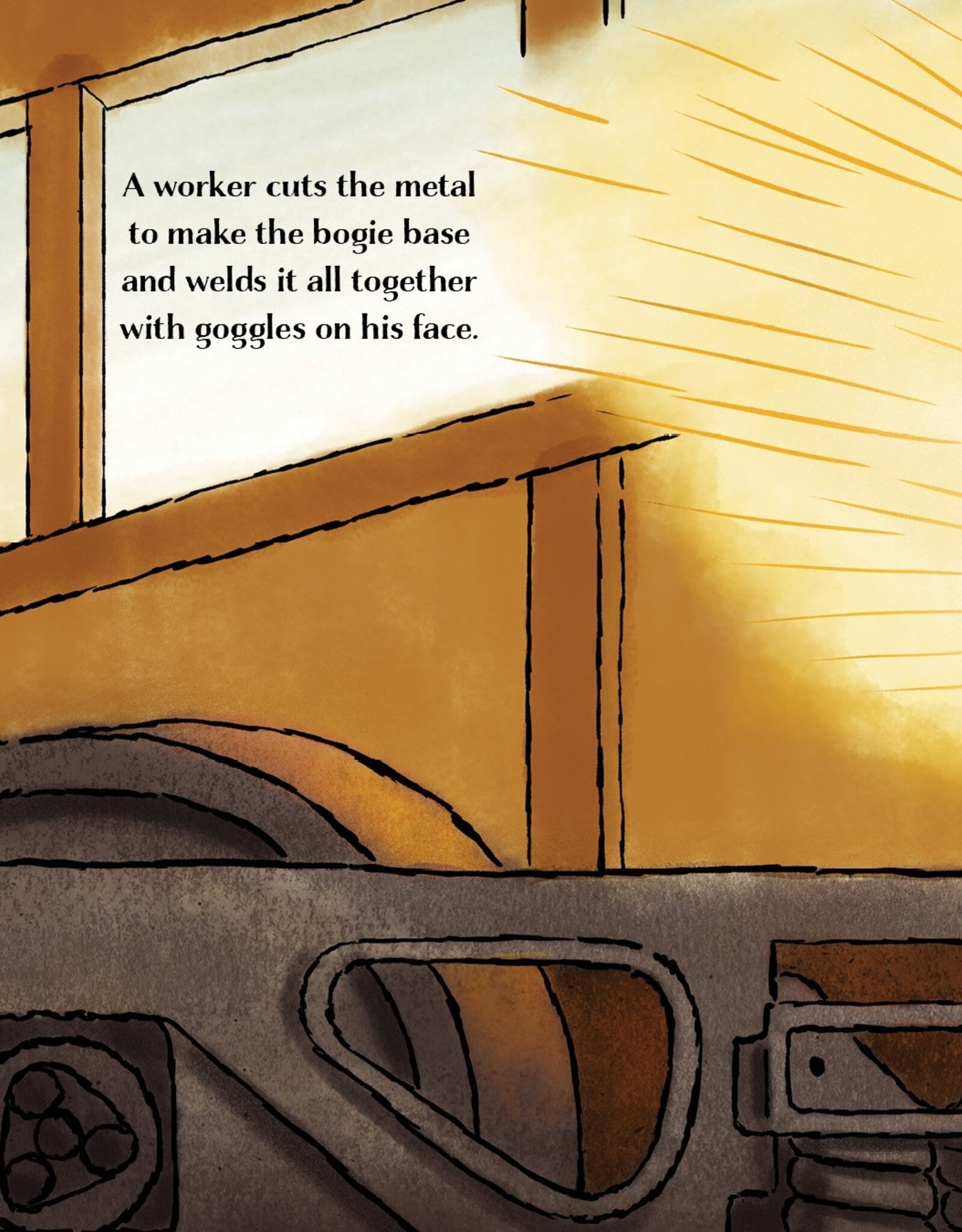 Sleeping Bear Press Let's Build a Little Train Picture Book