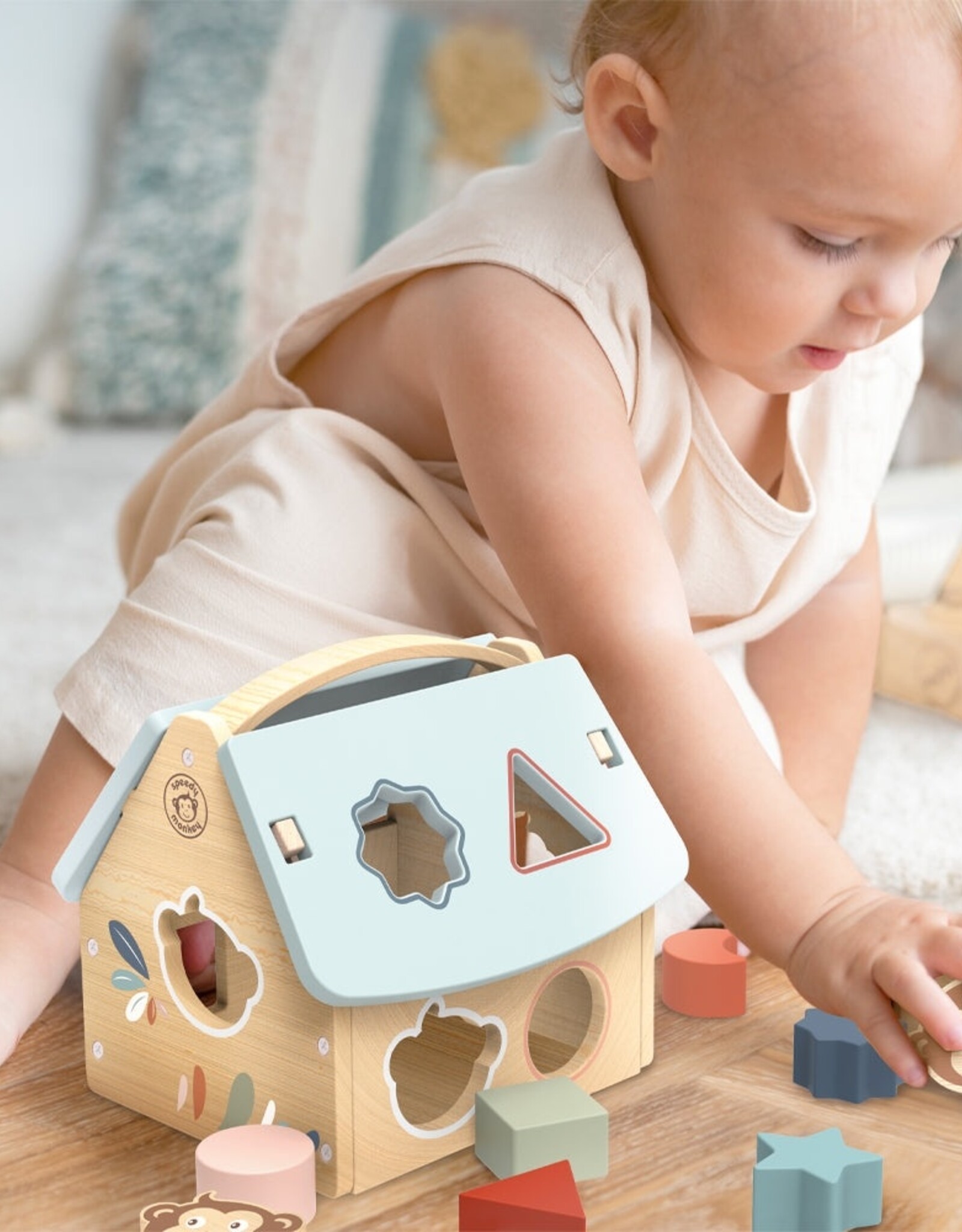 Speedy Monkey SP1006 House Shape Sorter