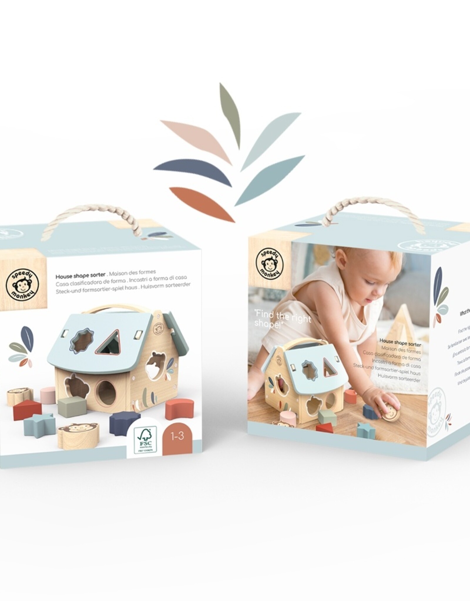 Speedy Monkey SP1006 House Shape Sorter