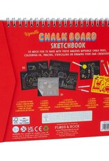Floss and Rock Chalkboard Sketchbook Construction