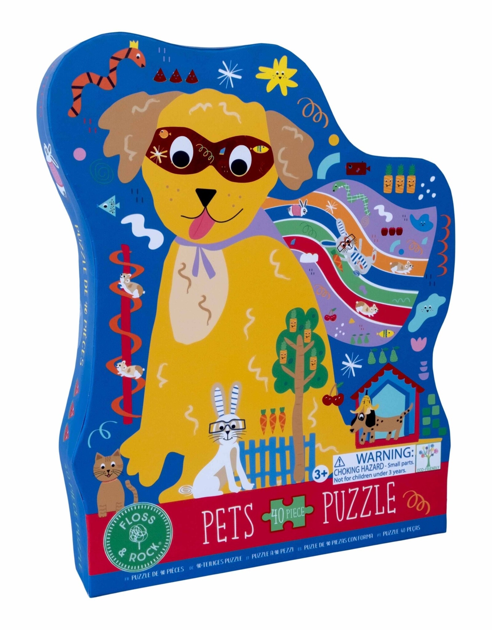 Floss and Rock Pets "Super Dog" 40pc Puzzle